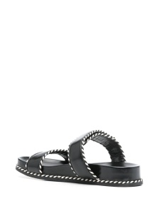 EMPORIO ARMANI EXCLUSIVE Emporio Armani Sandals with nappa strap and two-tone profiles - Img 2