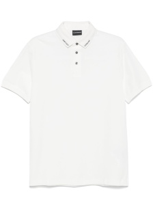 Emporio Armani Jersey polo with logo collar