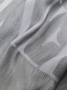 Emporio Armani Logo cotton blend scarf - Img 3