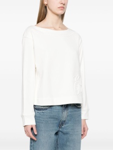Emporio Armani logo embroidered sweatshirt - Img 2