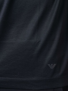 Emporio Armani logo-patch short-sleeve T-shirt - Img 3