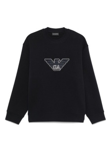 Emporio Armani logo patch sweatshirt