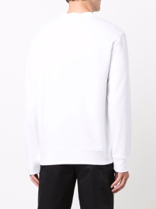 Emporio Armani Modal blend sweatshirt with logo print - Img 4