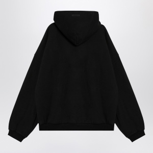 Fear of God Essentials Black hoodie with logo - Img 2