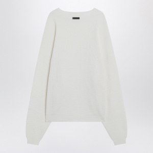 Fear of God Essentials Cloud white nylon-blend sweater - Img 2