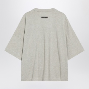 Fear of God Essentials Oversized greige cotton-blend T-shirt - Img 2