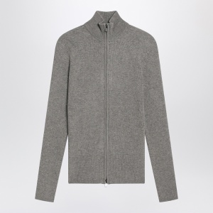 Fear of God Essentials Ribbed grey zip cardigan