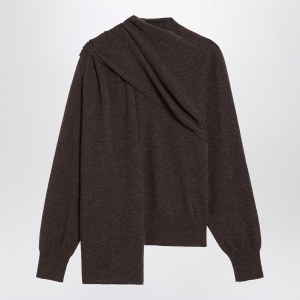 Ferragamo Clay mélange cashmere cardigan - Img 2