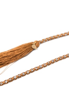 Forte Forte Crystal-embellished tassel belt - Img 2