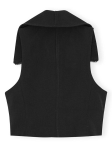 Ganni Sleeveless tank top with zip - Img 3