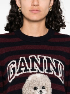 GANNI Sweaters Bordeaux - Img 4