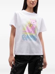 GANNI T-shirts and Polos White - Img 3