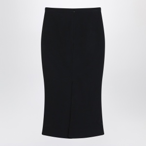 Givenchy Black midi skirt with pleats on the back - Img 2