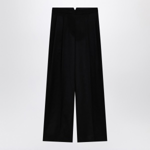 Givenchy Black wool wide trousers