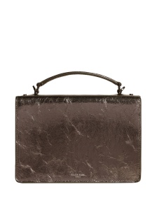 Golden Goose Venezia Bag in anthracite grey laminated leather with black details - Img 4