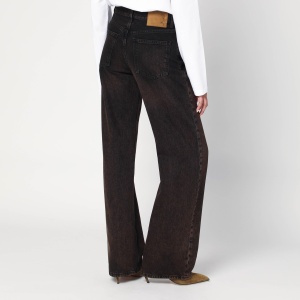HAIKURE Brown vintage effect Korea jeans - Img 2