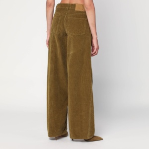 HAIKURE Wide moss green corduroy trousers - Img 2