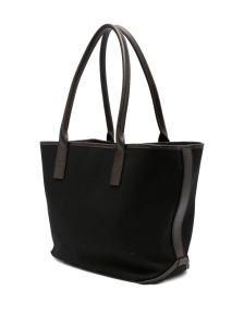 Hogan Pre Script Shopping leather-trimmed tote bag - Img 2