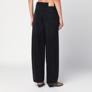 ISABEL MARANT Faded-effect black jeans - Img 2