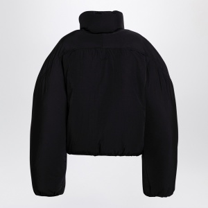 JACQUEMUS Black La doudoune courte Caraco bomber jacket - Img 2