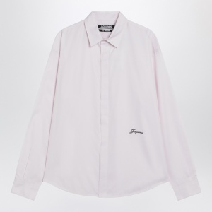 JACQUEMUS Light pink cotton shirt