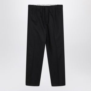 Jil Sander Navy blue cotton pants