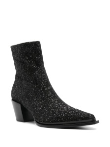 Jimmy Choo Cece Ab Glitter Ankle Boots 60mm - Img 2