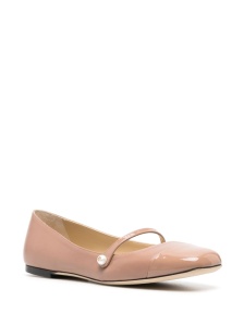 Jimmy Choo Elisa leather ballerina shoes - Img 4