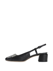 Jimmy Choo Elisa Sling Back 45 Patent and Nappa Leather Pumps - Img 2