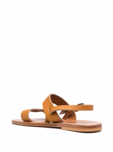 K Jacques St Tropez Sandals Leather Brown - Img 3
