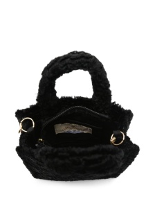 La Milanesa Faux-fur double-handle tote bag - Img 4