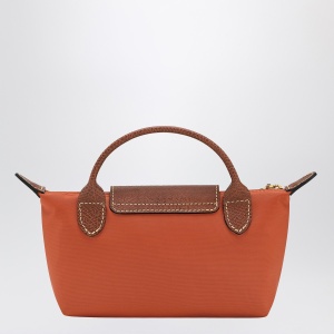 Longchamp Le Pliage Original brick-coloured clutch bag - Img 2