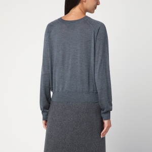 LouLou De Saison Anthracite grey cashmere sweater - Img 2