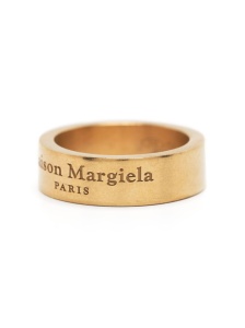 Maison Margiela engraved-logo silver ring - Img 2