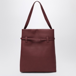 Manu Atelier Tote Du Jour burgundy suede tote bag - Img 2
