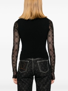 Marine Serre Crescent Moon-embroidered tank top - Img 3