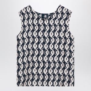 MAX MARA TIMELESS Reversible blue sleeveless top - Img 2