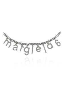 MM6 Maison Margiela logo-lettering necklace - Img 2