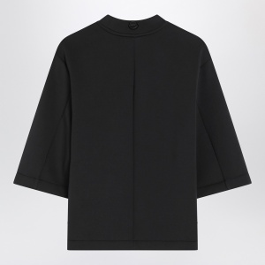 Moncler X Edward Enninful Black top with asymmetric hem - Img 2