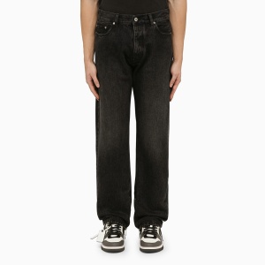 Off White Off-White™ Black jeans with logo patch