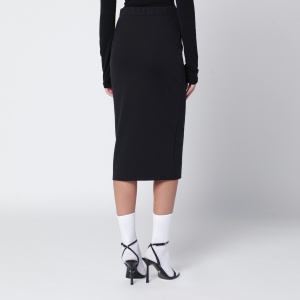 Off White Off-White™ Black pencil skirt with OFF logo - Img 2