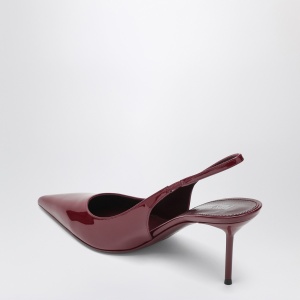 Paris Texas Lidia slingbacks rouge noir in patent leather - Img 2