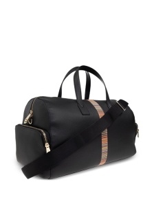 Paul Smith Leather 'Signature Stripe' Trim Holdall - Img 2