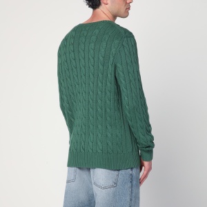 Polo Ralph Lauren Green cotton cable-knit jumper - Img 2