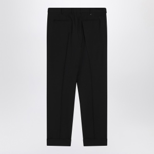 PT Torino Black virgin wool trousers - Img 2