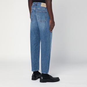 PT Torino Denim Straight blue jeans with faded effect - Img 2