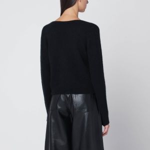Roberto Collina Short black cashmere cardigan - Img 2