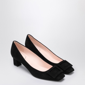 ROGER VIVIER Belle Vivier black suede décolletés - Img 2