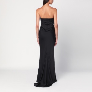 ROTATE Birger Christensen Long dress with black corset - Img 2