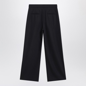 S Max Mara Midnight blue crêpe wool trousers - Img 2